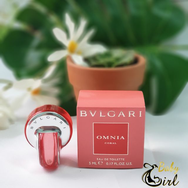 Nước hoa mini nữ Bvlgari Coral 5ml