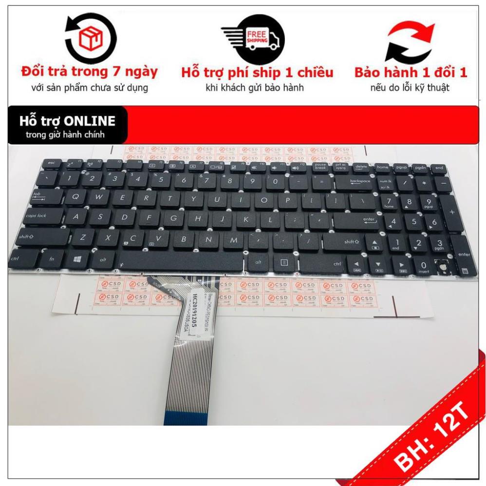 BH 12TH Bàn Phím Laptop Asus R506 R556 F553 F554 F555 TP550 K501 K555 X544L X553 X554 X555 – X551 series Hàng Zin