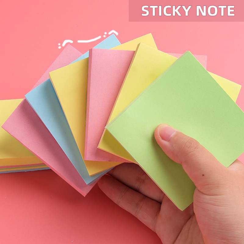 Set 100 tờ giấy ghi chú nhiều kích cỡ màu sắc