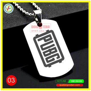 Thẻ bài Dogtag gamer PUBG