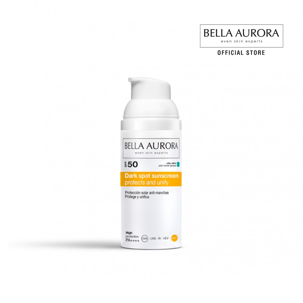 Kem Chống Nắng Cho Da Dầu Và Da Hỗn Hợp - Bella Aurora Dark Spot Sunscreen SPF50+ Combination-Oily Skin (50ml)