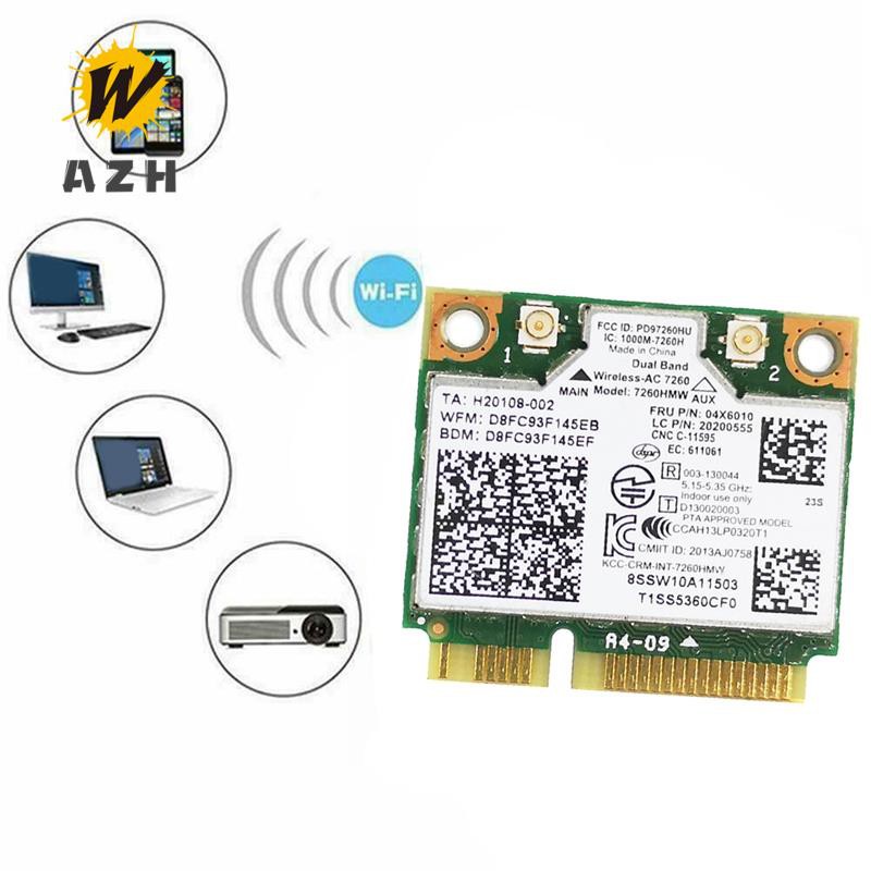 Card Wifi 7260ac Bluetooth 4.0 Mini Pci-E Cho K4250 K4350 E440 E540