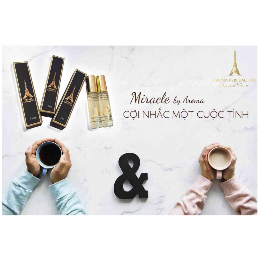 [BÁN GIÁ GỐC] Chính hãng Tinh dầu nước hoa Pháp Lancome Miracle Forever dạng lăn 12ml - hàng Nhập khẩu