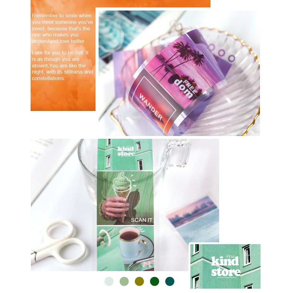 [TẶNG TẤM CHIẾT TAPE] Băng dính trong suốt dạng tấm WT303