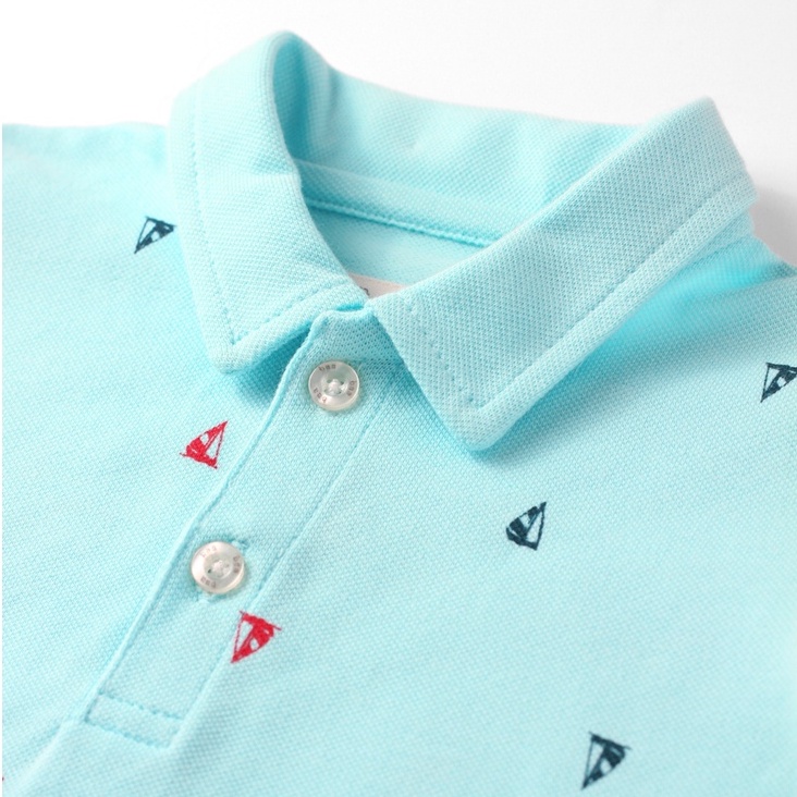 Áo polo cho bé BAA BABY ngắn tay in họa tiết cho bé trai - BT-PL03N-01