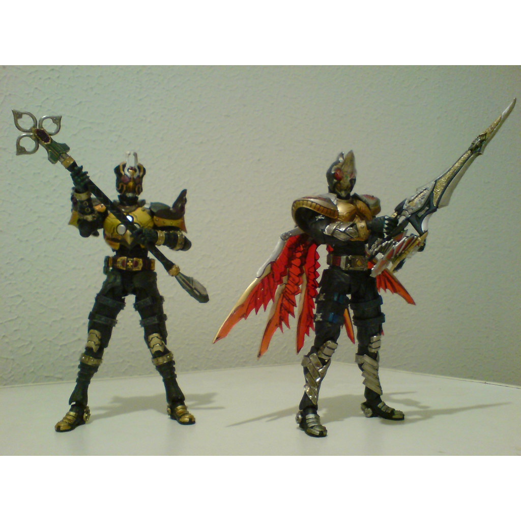 Mô hình Kamen Rider chính hãng SIC vol 37: Leangle & Blade