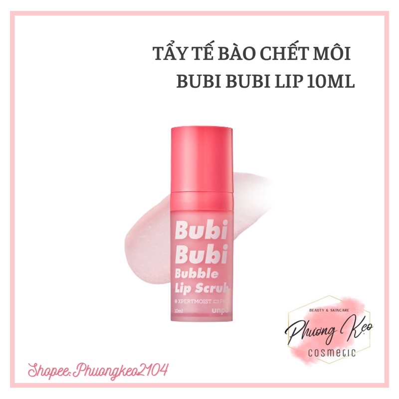 Tẩy Tế Bào Chết Môi Unpa Bubi Bubi Lip