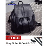 Balo da sinh viên phong cách Đồ Da Thành Long TLG tặng 01 bút bi cao cấp