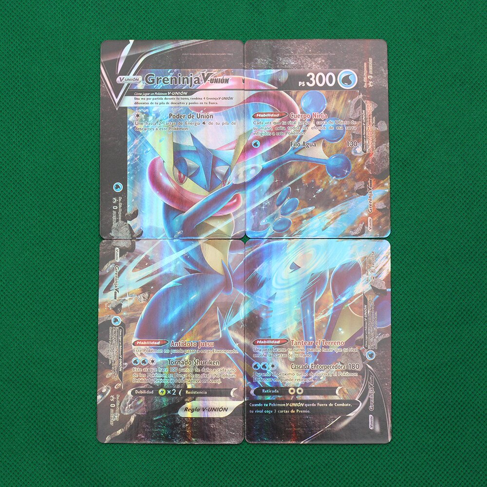 Thẻ Pokemon tiếng Tây Ban Nha Charizard Pikachu Vmax GX MEGA Vstar ESPANOL ánh cầu vồng quà tặng bộ sưu tập cho bé
