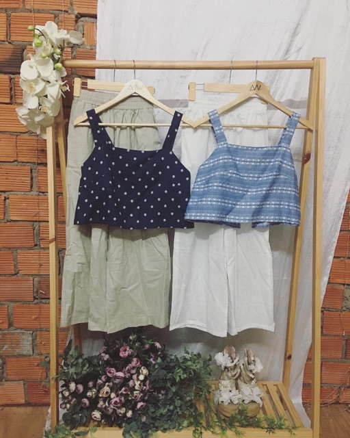 Set áo Croptop và quần ống rộng | BigBuy360 - bigbuy360.vn