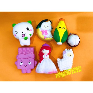 bộ combo 30 squishy X5 (150 cái squishy)