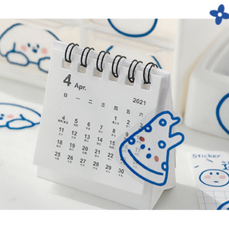 PeachBộ 40 Miếng Dán Hình One Ton Little Dễ Thương Dùng Trang Trí Sổ Tay/ Album Ảnh DIY