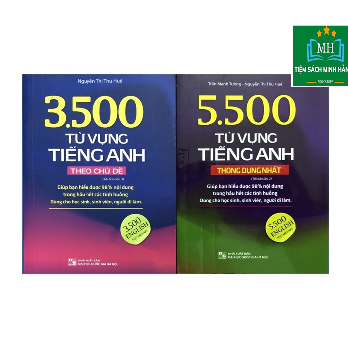 Sách - 5500 từ vựng tiếng Anh thông dụng nhất và 3500 từ vựng tiếng Anh theo chủ đề (bản màu)