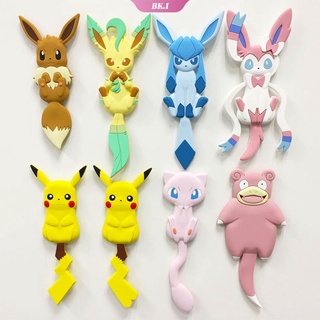 Móc Dán Tường Bằng PVC Hình Pokemon pikachu
