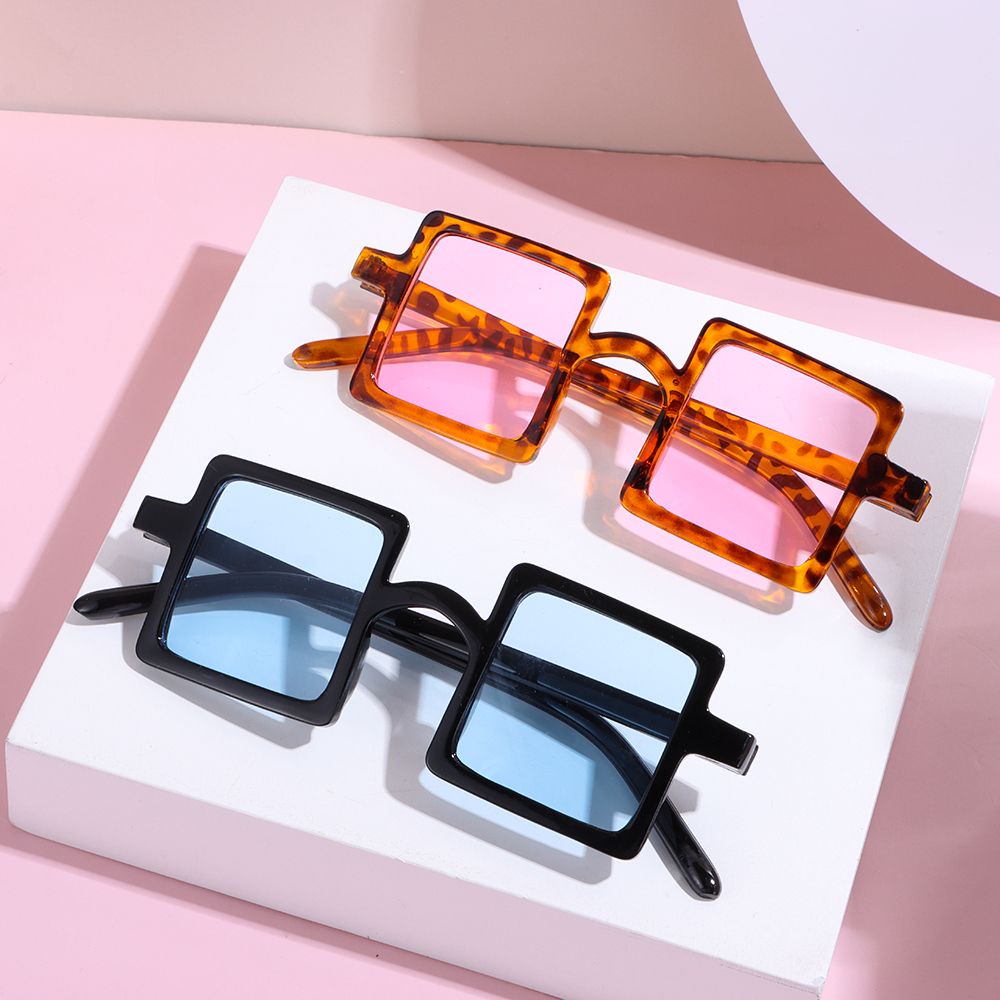 SUSANS Thời trang Trẻ em Kính râm Dễ thương Kính vuông mát mẻ Thời trang dạo phố