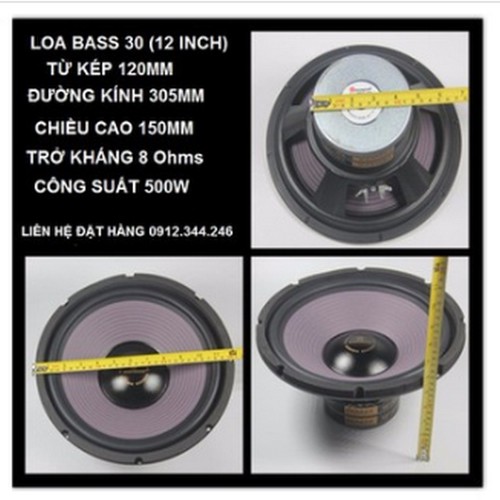 loa bass pioneeR 30, loa bass 12icnh giá ưu đãi lớn- 1 đôi