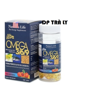 Dầu Cá Omega Alaska 3,6,9 Hỗ Trợ Hệ Tim Mạch , Trí Não , Tăng Cường Thị Lực , Sáng Mắt - Hộp 100v