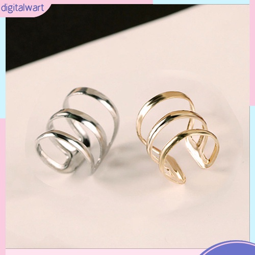Khuyên Kẹp Vành Tai Kim Loại Thời Trang Cho Nữ