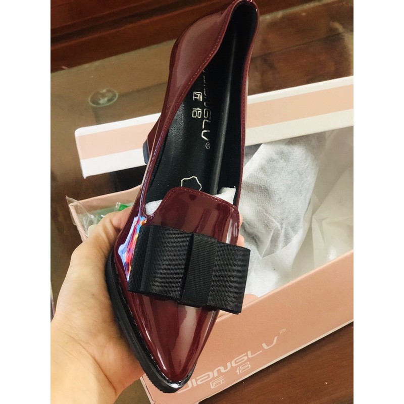 Giày da bóng đế xuồng 01-120919  TP14