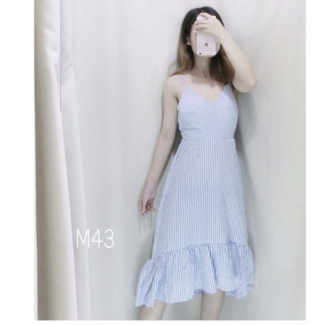 Đầm caro đuôi cá