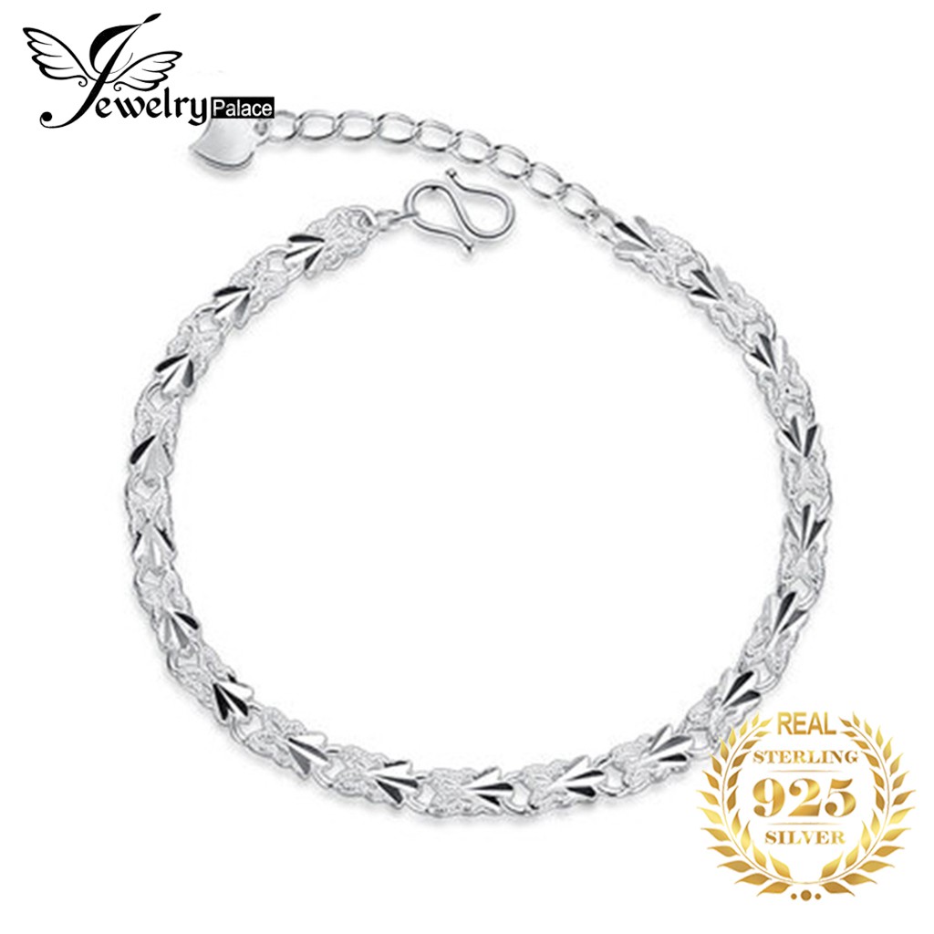 Vòng tay bạc 925 cho phụ nữ vòng tay thiết kế bướm đơn giản