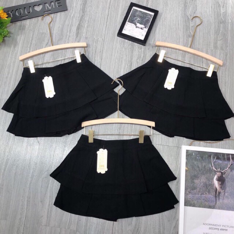 Chân Váy Xếp Ly Ngắn Xòe Sang Chảnh - Chân Váy Với Chất Liệu Vải Tuyết Mưa Co Dãn Senorita CV000