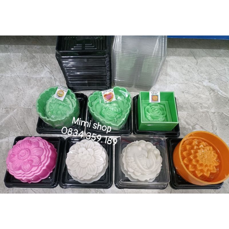 Hộp đựng Xôi/ bánh/ thạch rau câu kèm nắp lọt lòng 10cm đủ mẫu