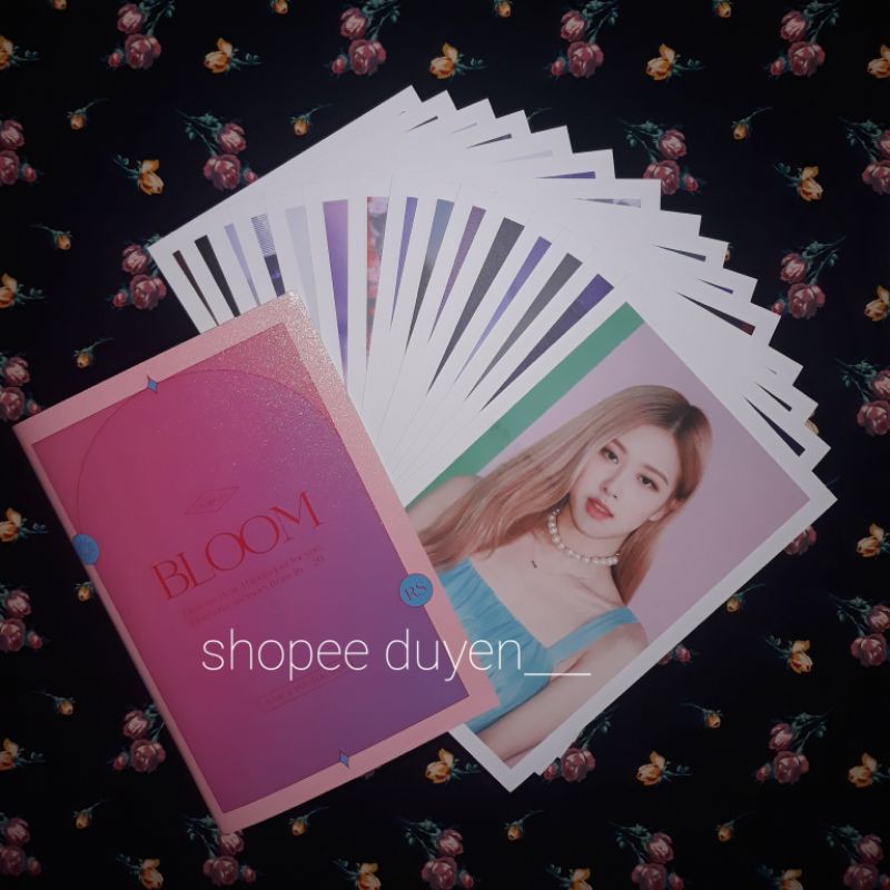 Large photocard set Rosé Blackpink