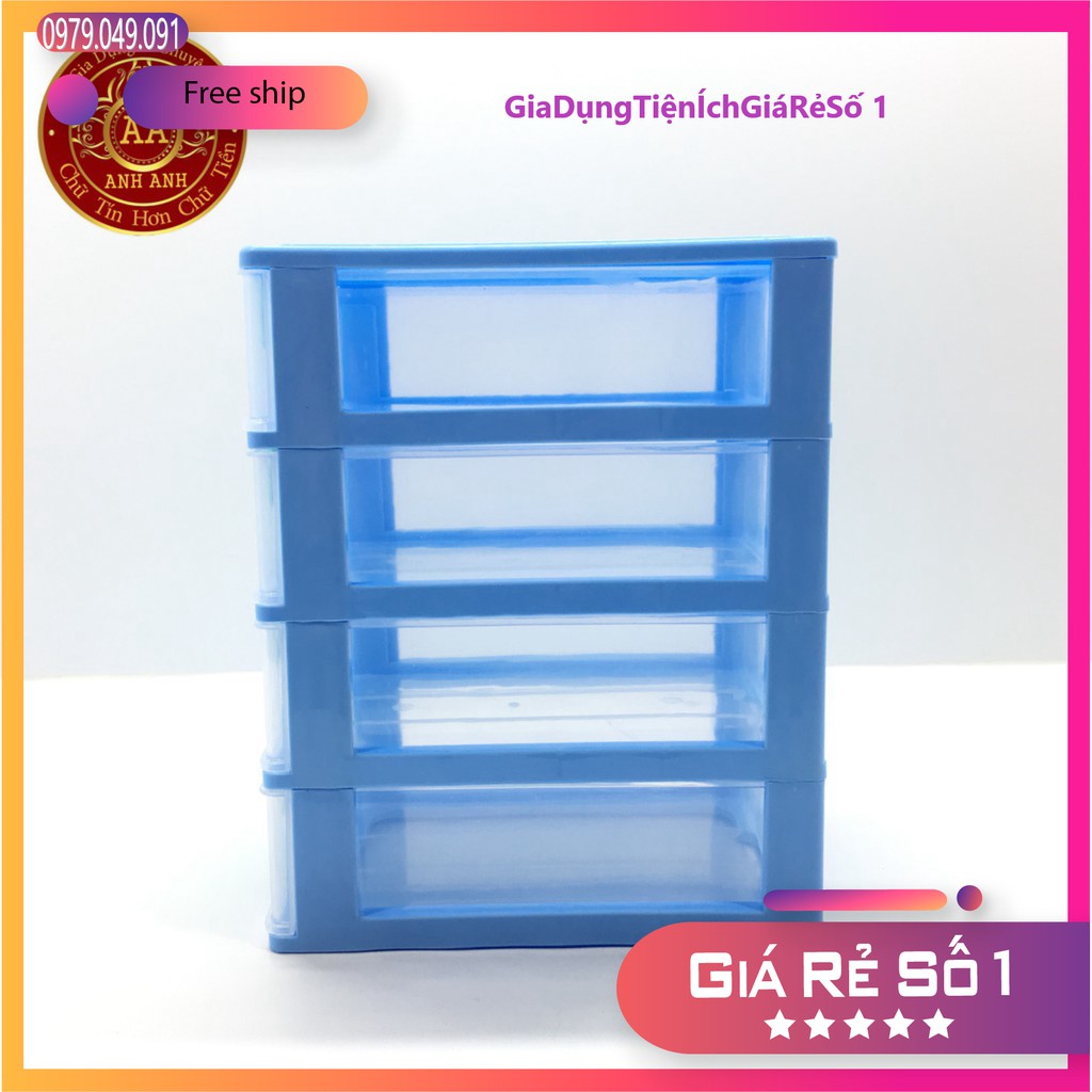 TỦ NHỰA VIỆT NHIỆT 3 TẦNG, 4 TẦNG MINI Siêu Rẻ.