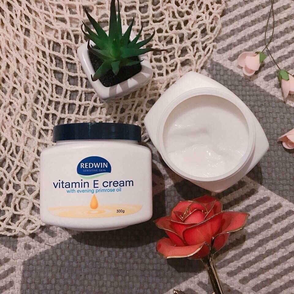 Kem dưỡng da mềm mịn vitamin E Redwin Cream 300gr) Úc, kem dưỡng làm đẹp da [Hàng nội địa Úc]