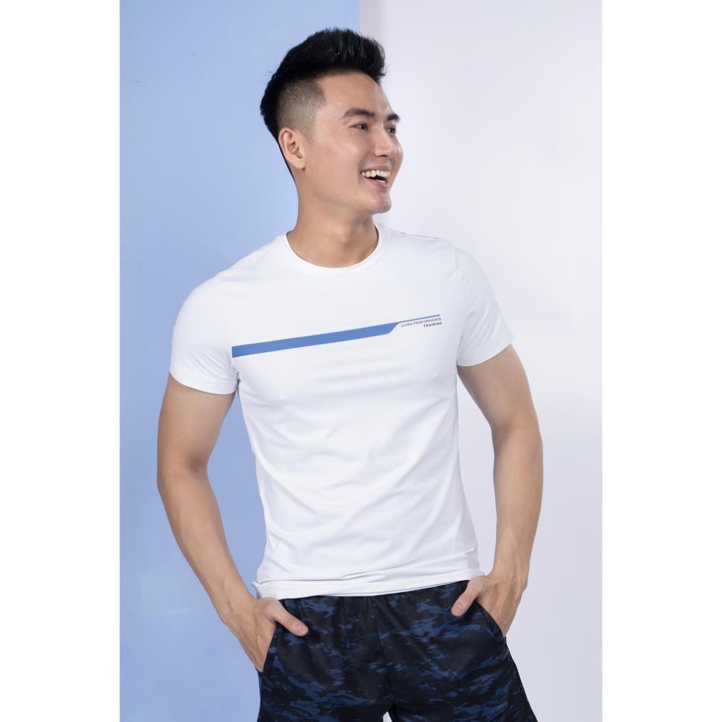 Áo T-shirt Nam Livan Sport Năng Động Trẻ Trung Meta Cool Màu Trắng ་