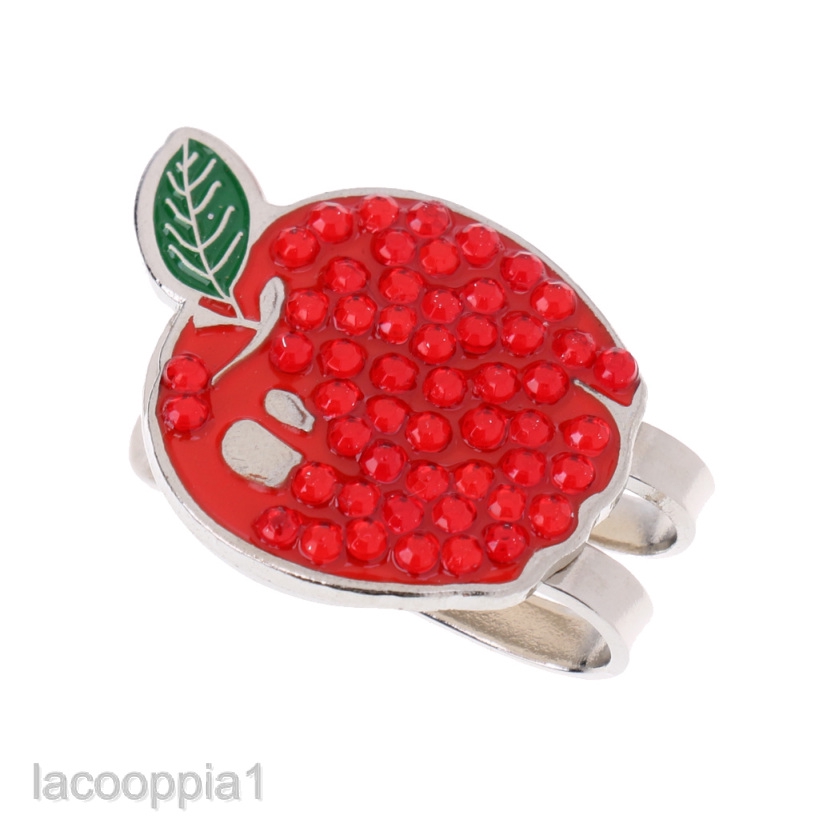 [Lacooppia1] Kẹp Nón Chơi Golf Mini Bằng Hợp Kim Có Nam Châm Đánh Dấu Kiểu Khác Nhau