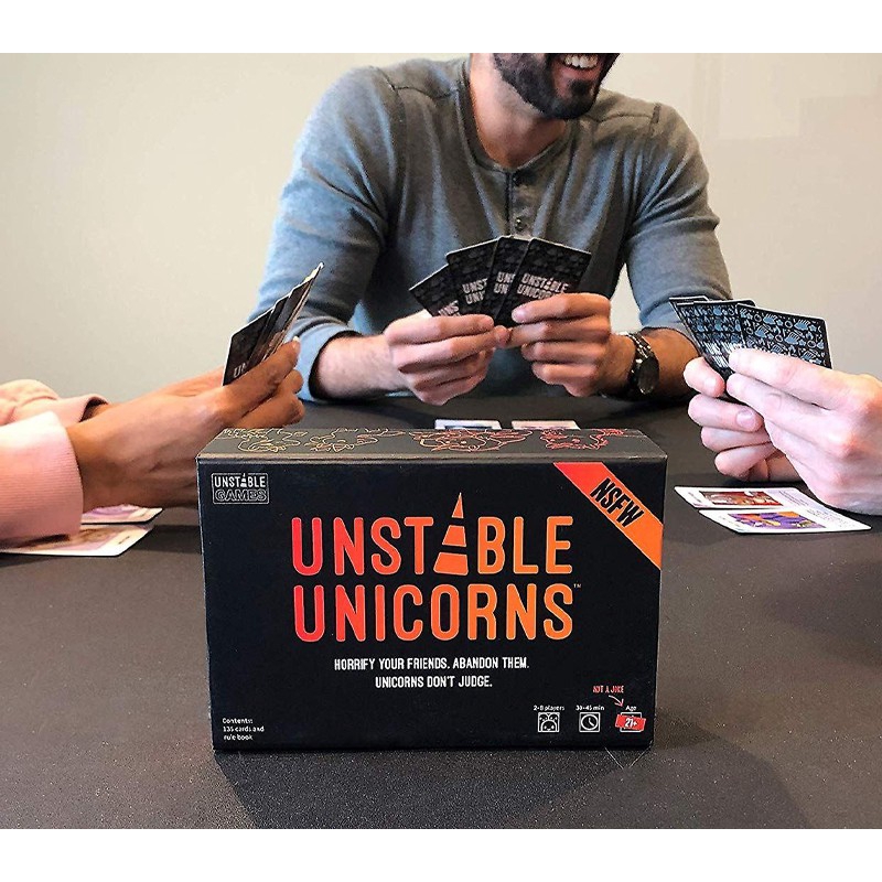 Bộ thẻ trò chơi Unstable Unicorns (NSFW) vui nhộn cho hội nhóm