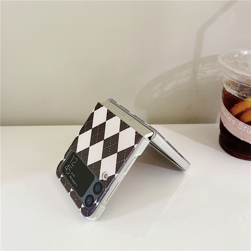 Ốp Điện Thoại PC Cứng Trong Suốt Chống Sốc Hình Gấu Cho Samsung Galaxy Z Flip 4 5G Z Flip 3