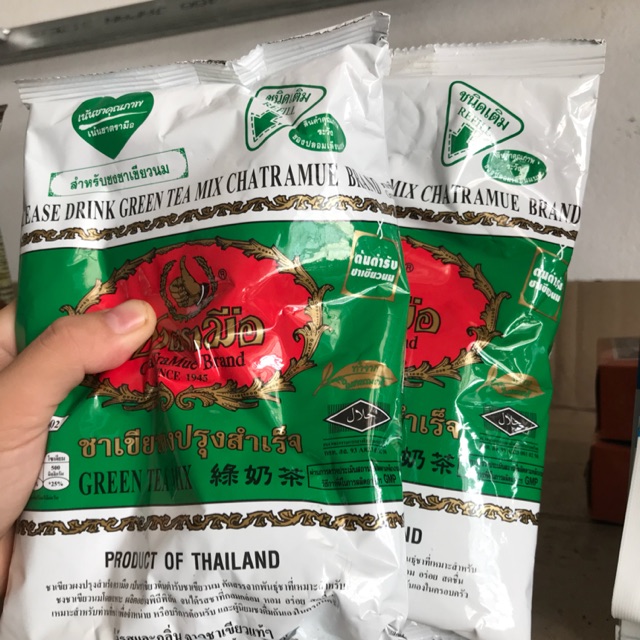 Trà thái xanh xịn( hàng nội địa thái) 200gr nguyên liệu trà sữa