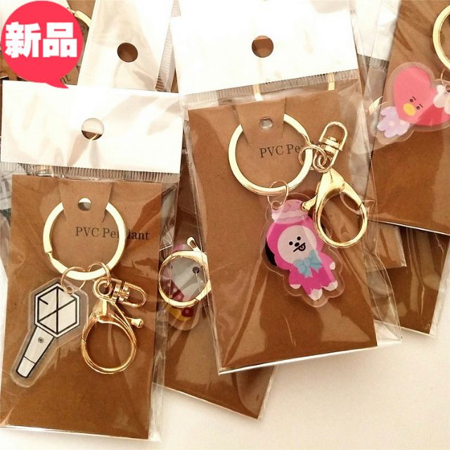 MÓC KHÓA MICA BTS, BT21, GOT7, EXO, BLACKPINK