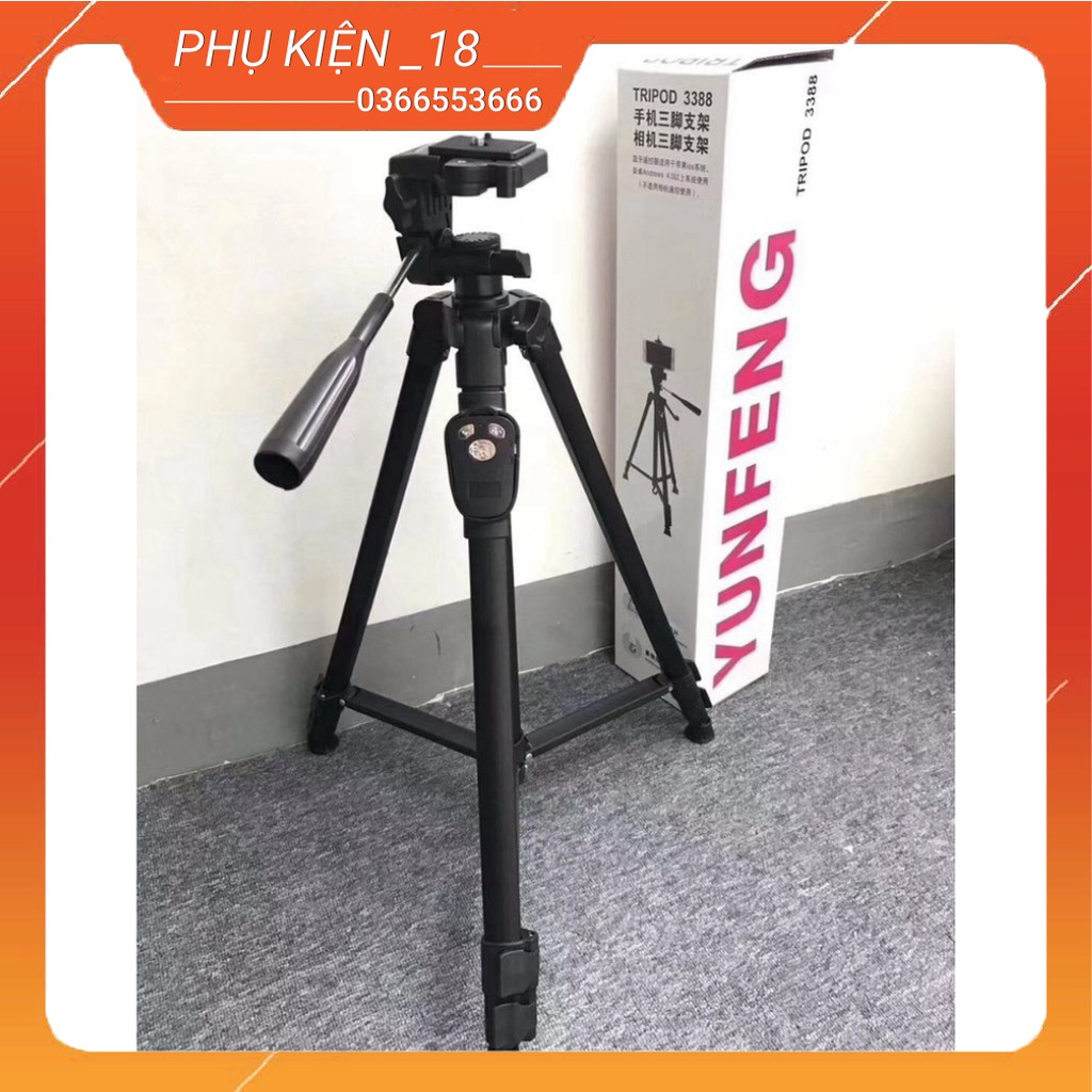 [ GẬY LOẠI XỊN Chân Máy Ảnh Tripod Yungteng 3388, Giá Đỡ Bluetooth Cao Cấp Chuyên Dùng ChO Điện Thoại Camera  Model 2020