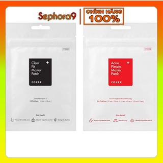 Miếng dán mụn Cosrx Ance Pimple / Clear Fit Master Patch Hàn Quốc phục hồi mụn nhanh chóng