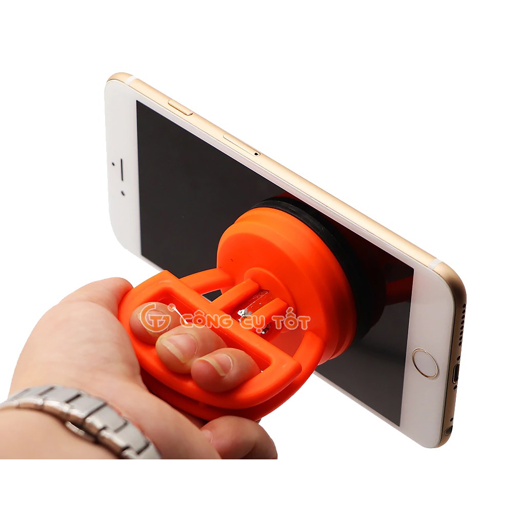 Tay hít mini phi 55mm màu cam hít tối đa 15kg