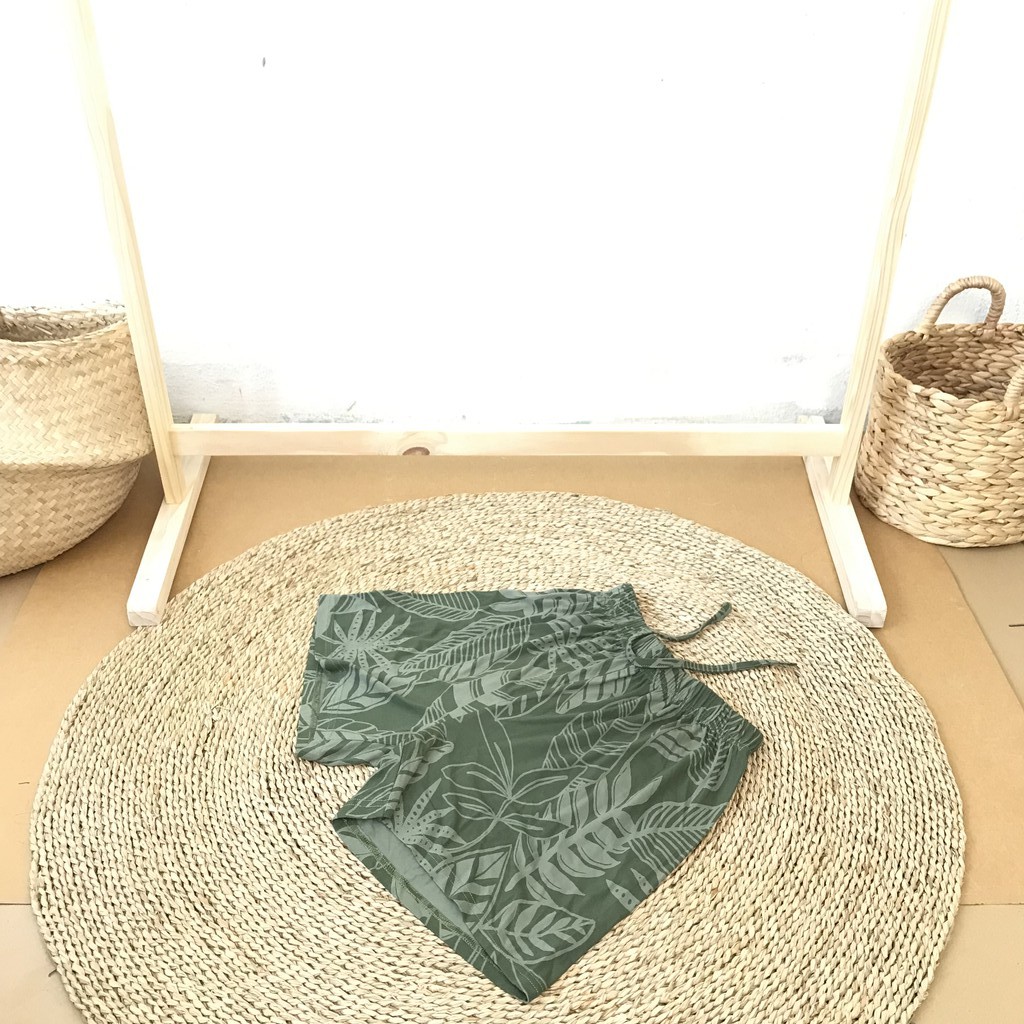 Quần đùi nữ KABI quần short ngắn thun cotton mặc nhà mặc ngủ hoa văn không túi thoáng mát dễ thương | BigBuy360 - bigbuy360.vn