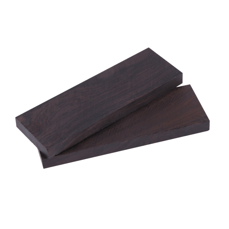 Set 2 Tay Cầm Bằng Gỗ Mun Màu Đen Cho Nhạc Cụ DIY 3 / 8 Inch X 1.5 Inch X 5 Inch