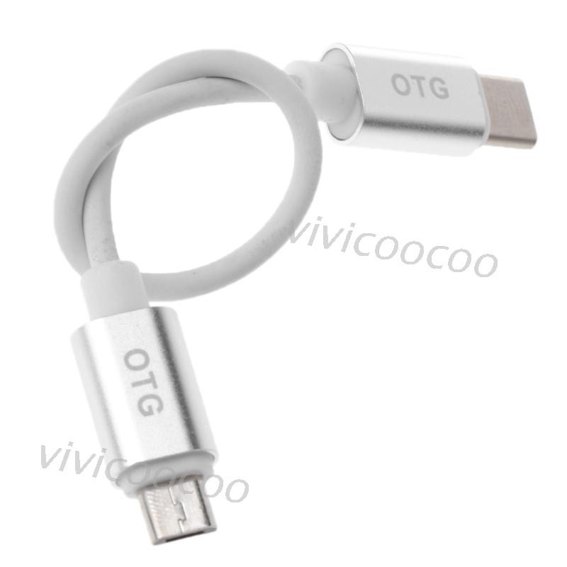 Cáp Sạc Otg Đồng Bộ Dữ Liệu Chuyển Đổi Cổng Usb 3.1 Type C Sang Cổng Micro Usb