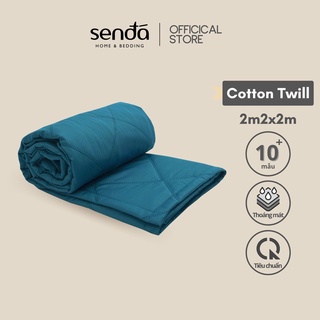 Vỏ chăn trần bông lồng được ruột Cotton Twill 40s 2mx2m2 Sen Đá Home Bedding trơn màu, mền chần mùa đông, hè cao cấp