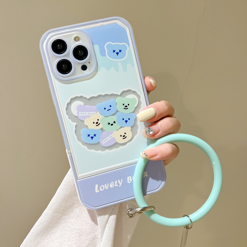 Ốp lưng iphone Ốp Điện Thoại tpu Silicone Kèm Giá Đỡ Ẩn Cho Apple 13Promax iphone12 11Pro xr Dinuo case