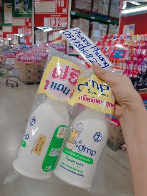 Sữa tắm gội toàn thân organic Dermapon Thái Lan