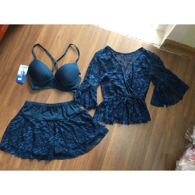 BIKINI BƠI SET RỜI SIÊU ĐẸP PHONG CÁCH TIỂU THƯ SET 3 MÓN CỰC SANG - Siêu HOT | BigBuy360 - bigbuy360.vn