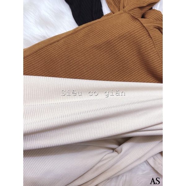 ⚡️ÁO LEN⚡️Áo len tăm dài tay trễ vai 3 màu Quần áo công sở nữ | BigBuy360 - bigbuy360.vn