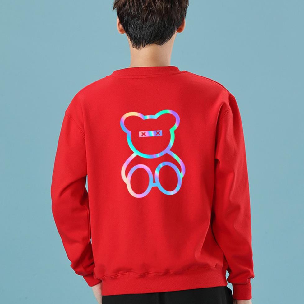 Áo Sweater Gấu XX Phản Quang Unisex Freesize Dưới 75 Kg AS85 | BigBuy360 - bigbuy360.vn