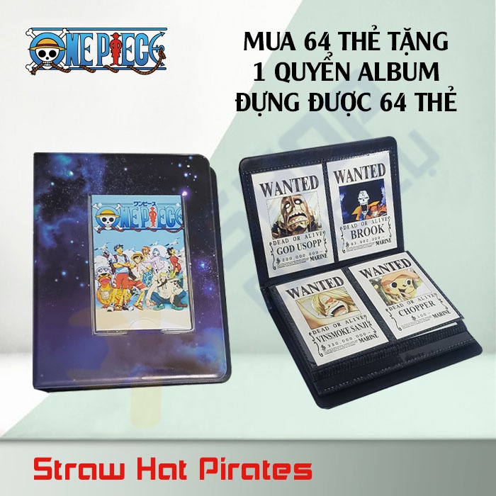 Thẻ truy nã One piece - Wanted card