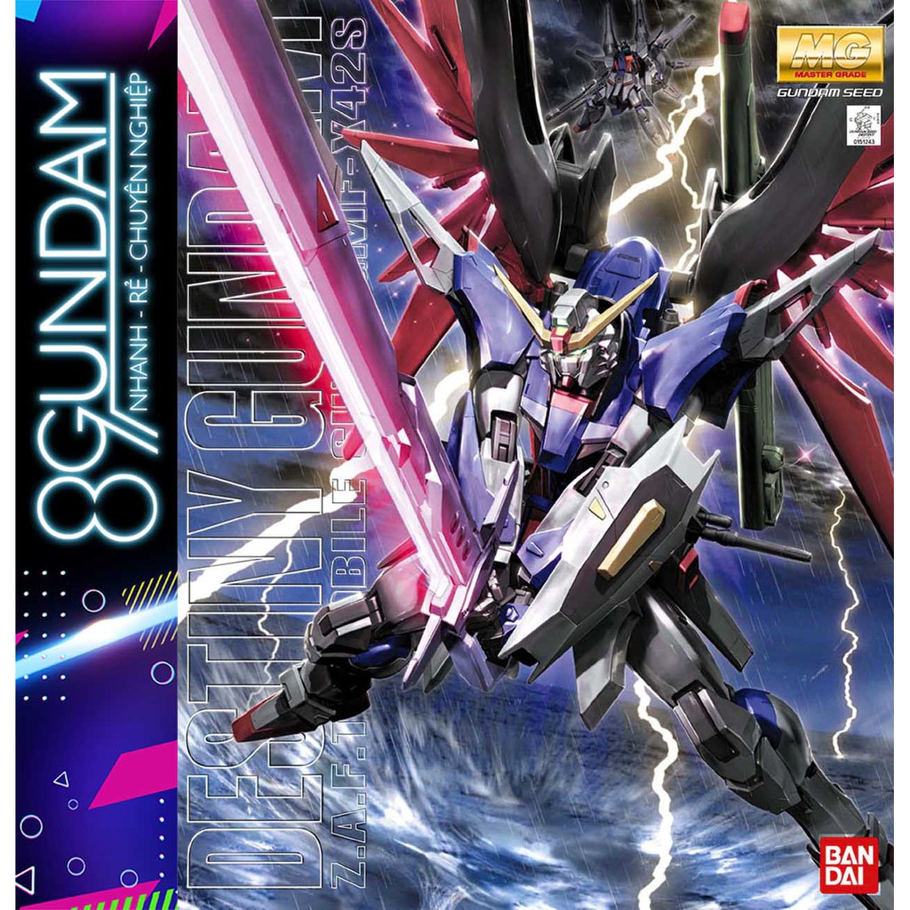 Mô Hình Lắp Ráp Gundam MG ZGMF-X42S Destiny